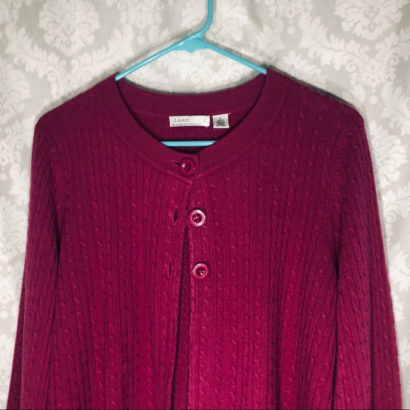 Luxe 360 Cardigan Sweater L - Picture 8 of 10